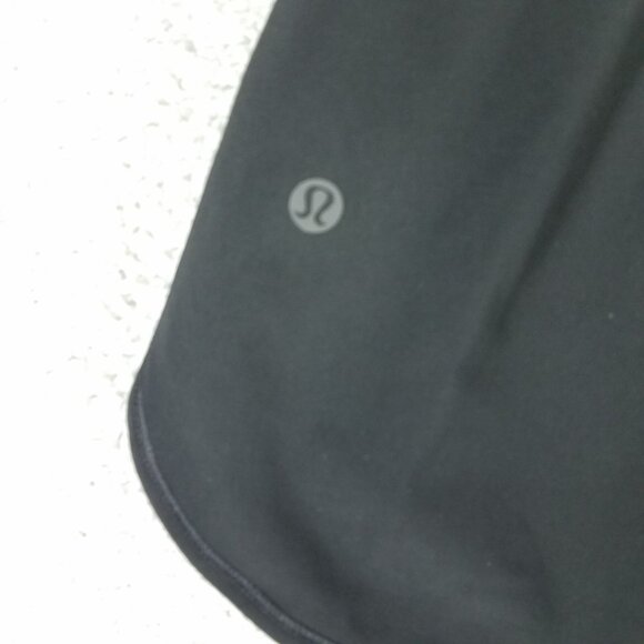 Lululemon On The Fly Skirt Women's 4 Black Active Performance Elastic Waist - Picture 9 of 10